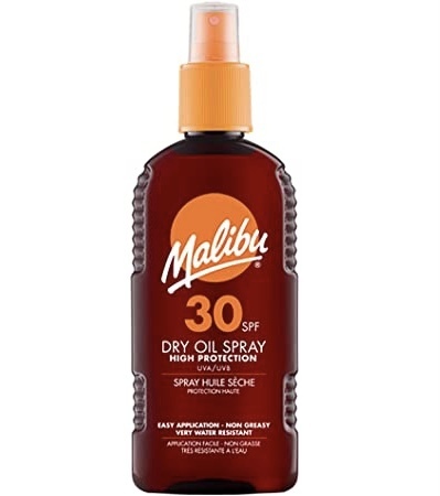 Malibu Dry Oil Spray SPF10
